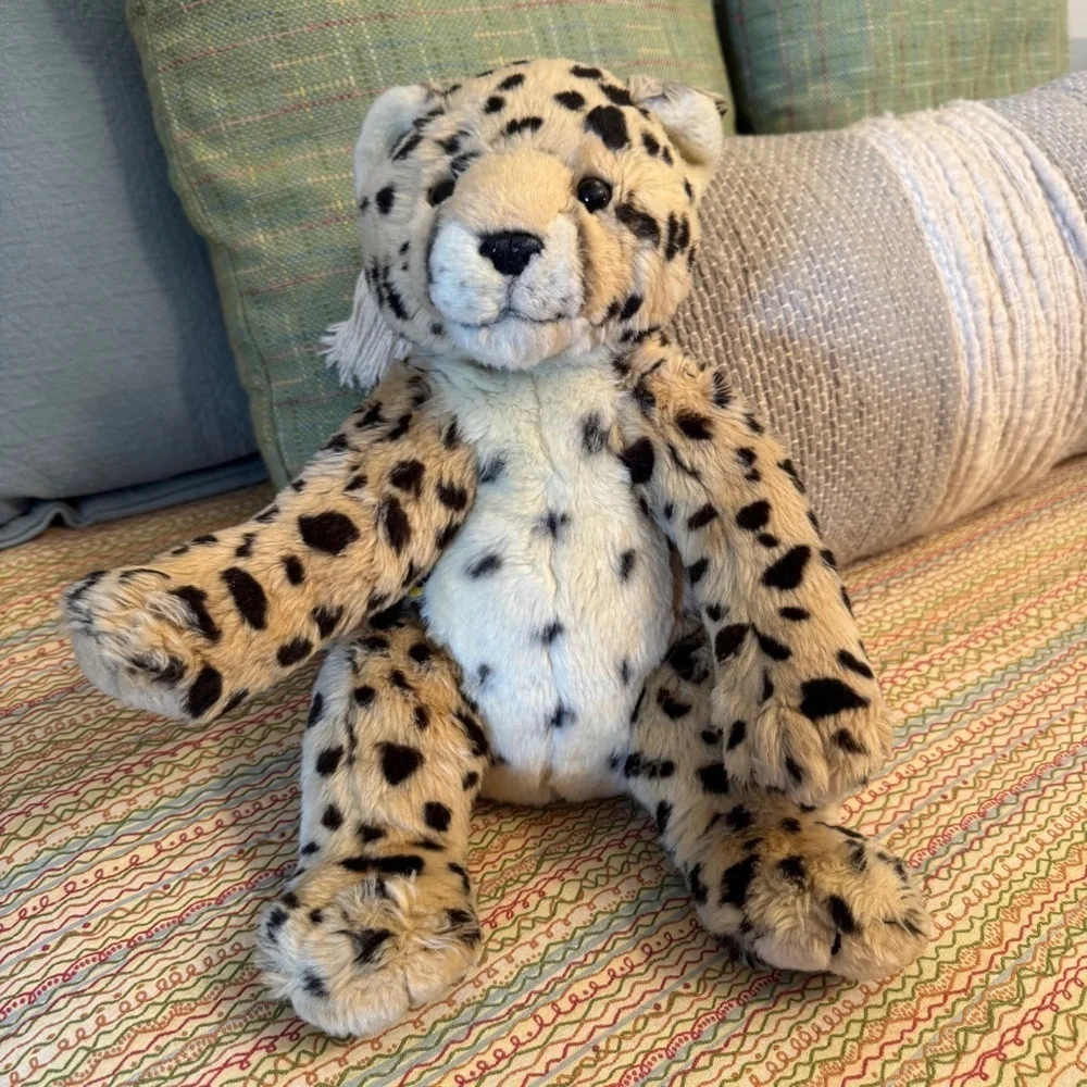 2007 Build A Bear WLF WORLD WILDLIFE FUND St Louis Zoo Cheetah plush RARE